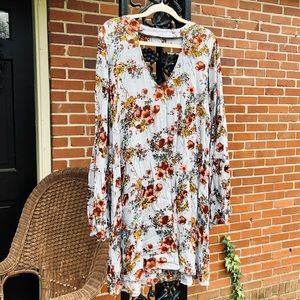 Floral Bell Sleeve Dress